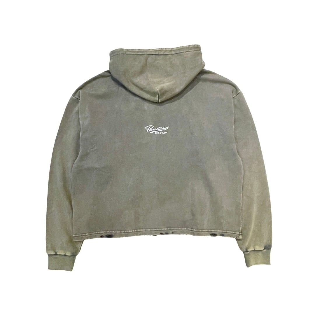 CHILLIN' -Cropped hoodie-