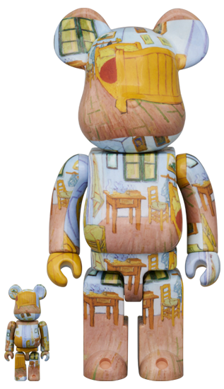 BE@RBRICK × Van Gogh Museum Van Gogh "The Bedroom" 100% & 400%
