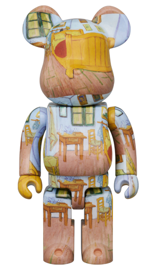 BE@RBRICK × Van Gogh Museum Van Gogh "The Bedroom" 100% & 400%