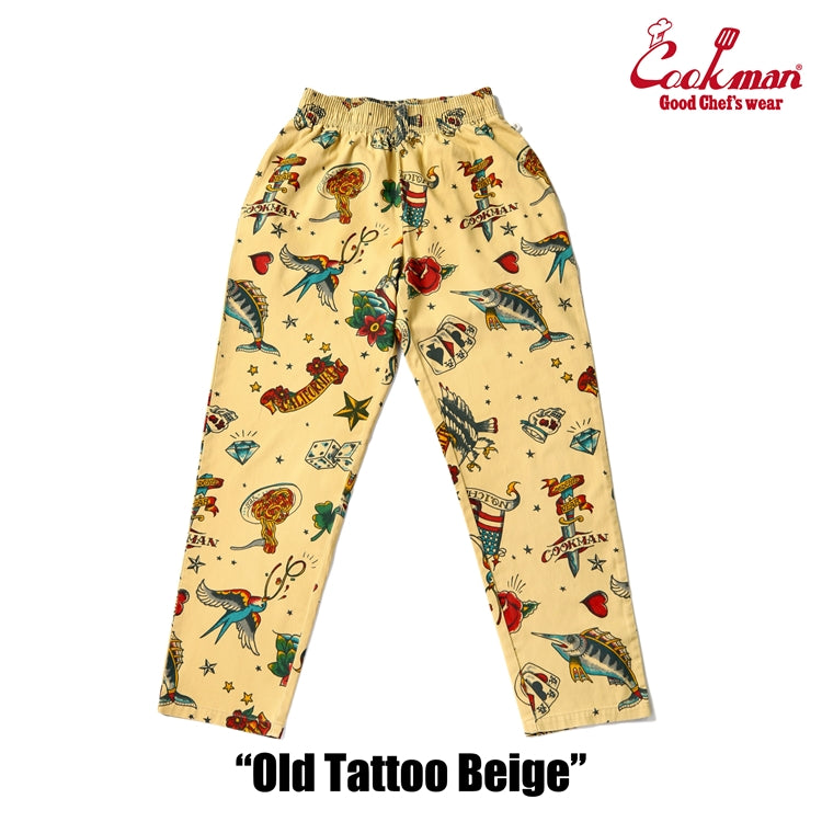 Chef Pants Old Tattoo Beige