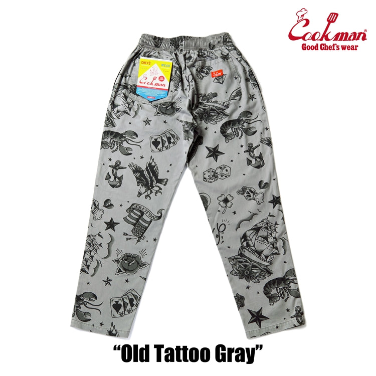 Chef Pants Old Tattoo Gray