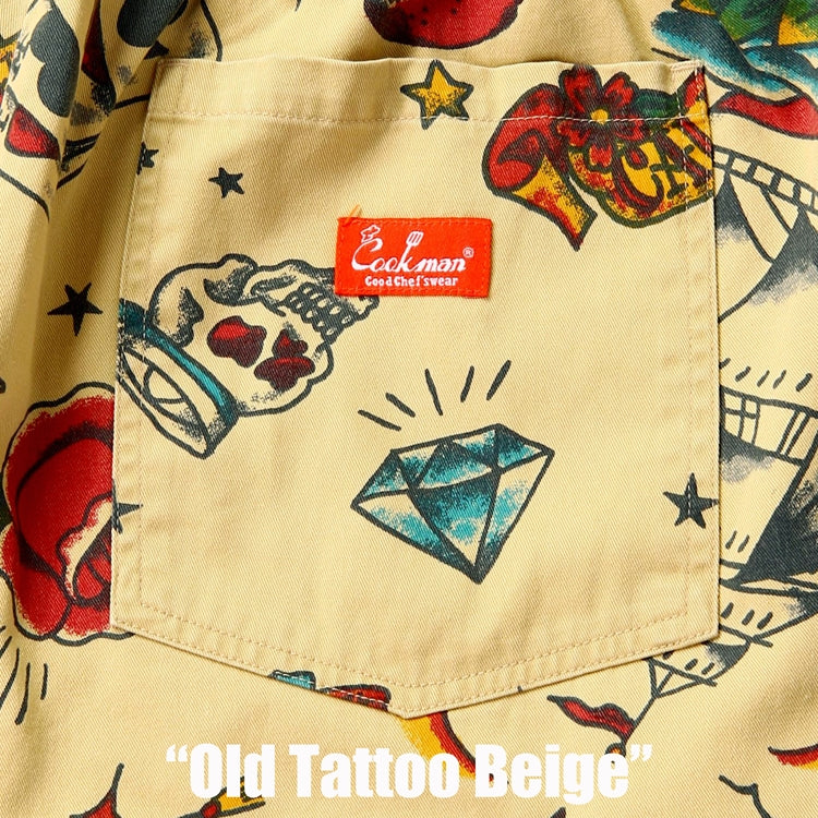 Chef Pants Old Tattoo Beige