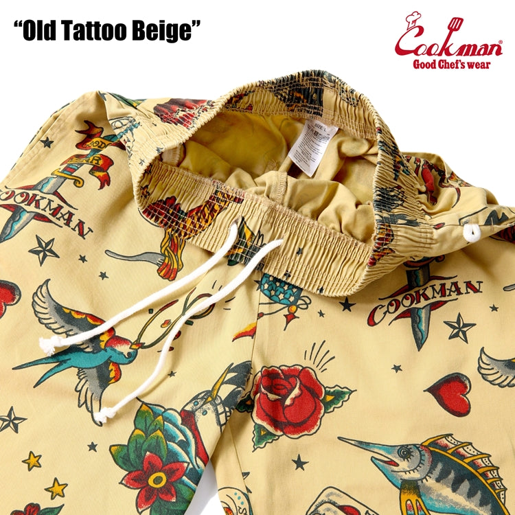 Chef Pants Old Tattoo Beige