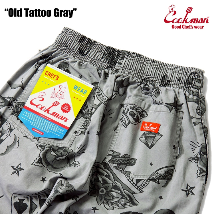 Chef Pants Old Tattoo Gray