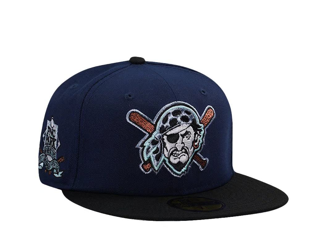 【海外買付品】NEW ERA 59FIFTY PITTSBURGH PIRATES PNC PARK OCEAN BLUE TWO TONE