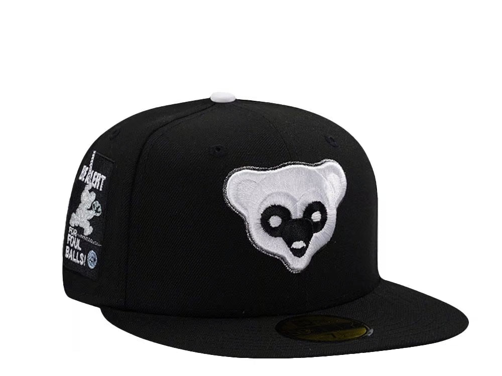 【海外買付品】NEW ERA 59FIFTY CHICAGO CUBS BE ALERT BLACK