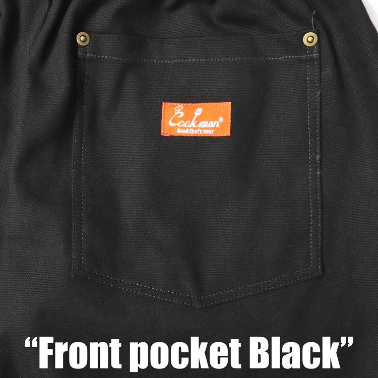 シェフパンツ Chef Pants Short Front pocket Black