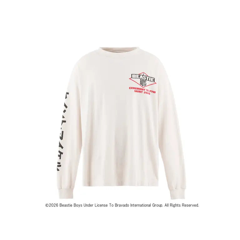 ©SAINT M×××××× SM-MK8-0000-C24 / BTB_LS T-SHIRT / BEASTIEBOYS / WHT / Tシャツ