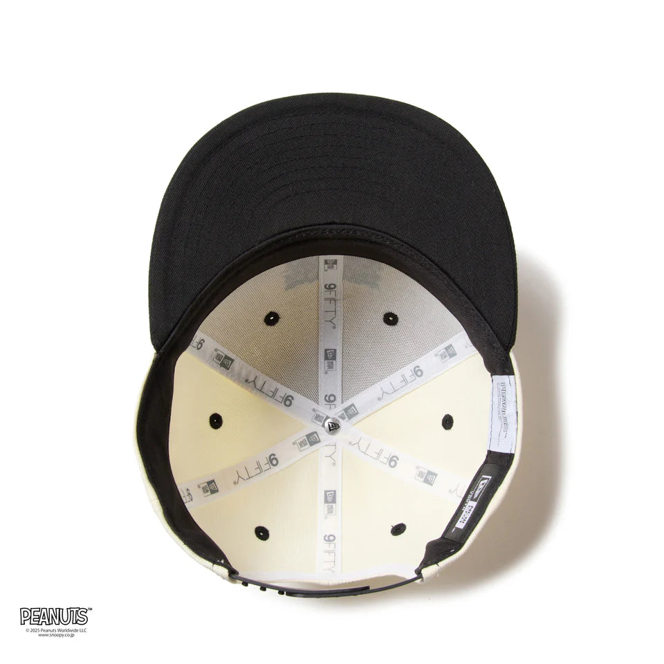 キッズ Youth 9FIFTY PEANUTS ピーナッツ FRIENDSHIP クロームホワイト/ブラック【14682446】