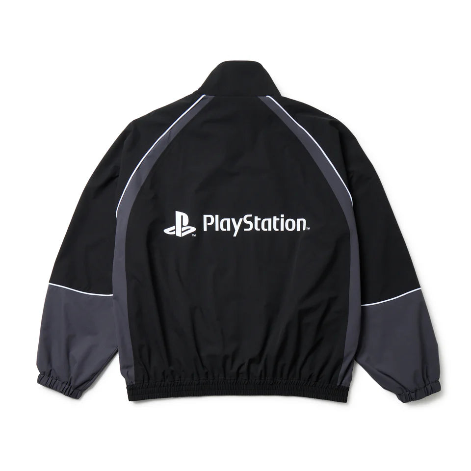 オーバーサイズド パイピング トラックジャケット PlayStation プレイステーション ブラック | パフォーマンスアパレル【14693219】
