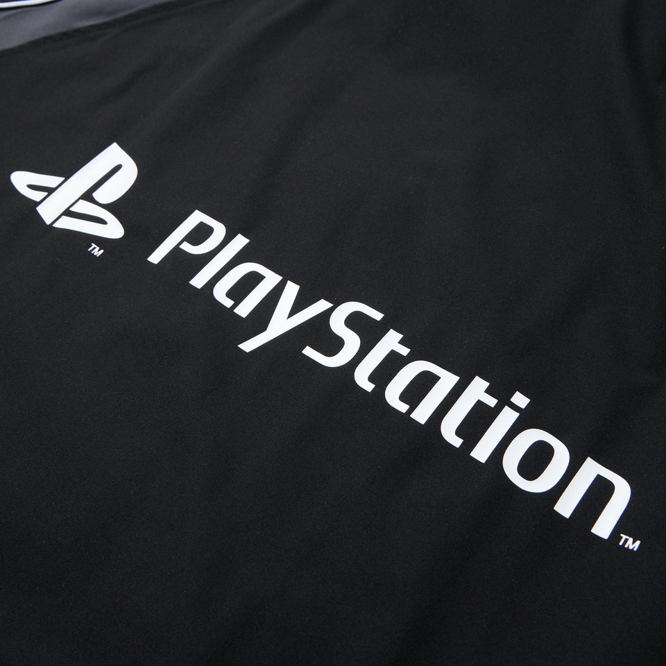 オーバーサイズド パイピング トラックジャケット PlayStation プレイステーション ブラック | パフォーマンスアパレル【14693219】
