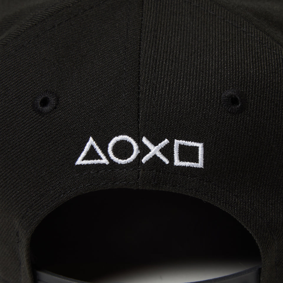 キッズ Youth 9FIFTY PlayStation プレイステーション ファミリーマーク ニューエラロゴ ブラック【14693250】