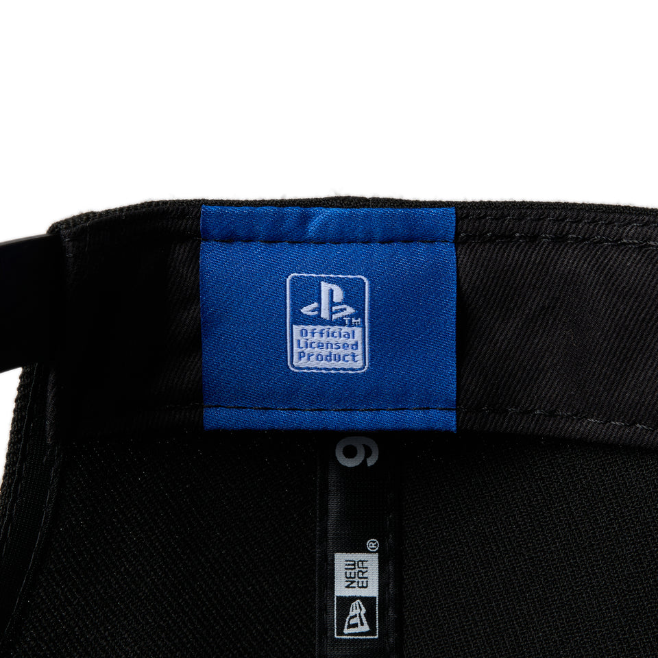 キッズ Youth 9FIFTY PlayStation プレイステーション ファミリーマーク ニューエラロゴ ブラック【14693250】