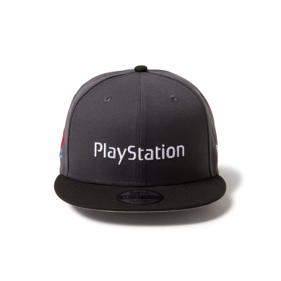 9FIFTY PlayStation プレイステーション ファミリーマーク ダークグラファイト/ブラック【14693334】