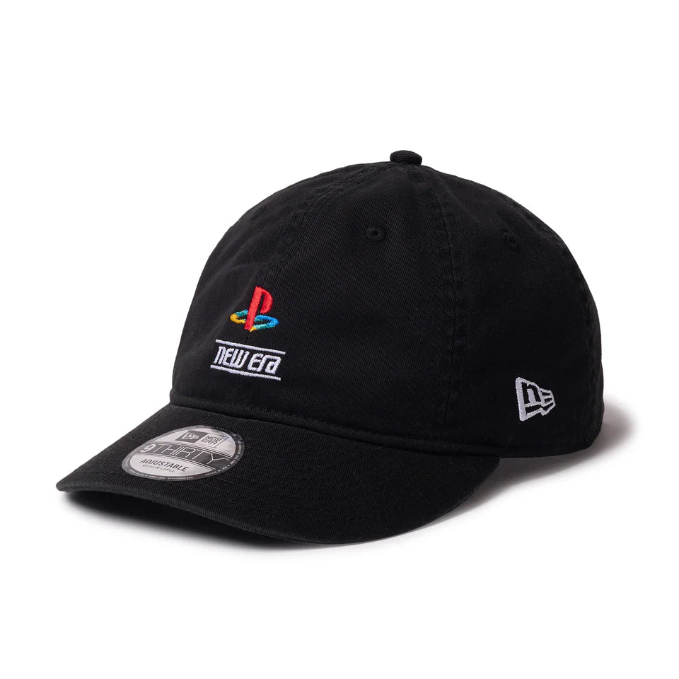 9THIRTY PlayStation プレイステーション ファミリーマーク ニューエラロゴ ブラック【14693417】