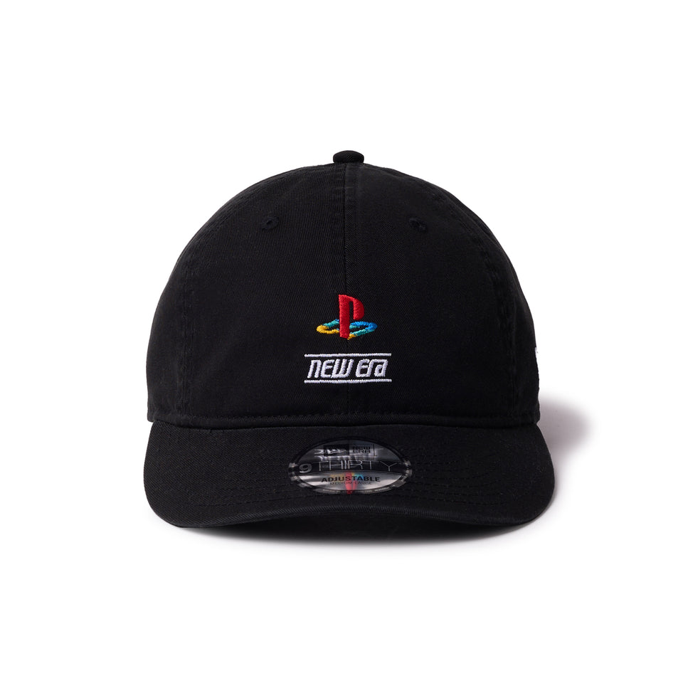 9THIRTY PlayStation プレイステーション ファミリーマーク ニューエラロゴ ブラック【14693417】