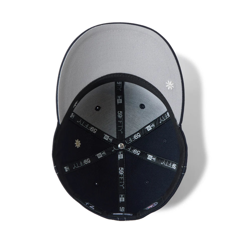 NEW ERA PC 59FIFTY Flower Embroidery ニューヨーク・ヤンキース ネイビー【14744671】