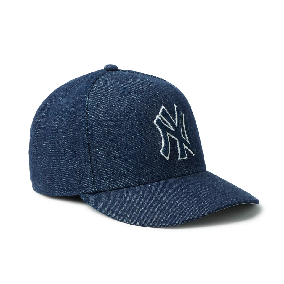 PC 59FIFTY ニューヨーク・ヤンキース Chain Stitch チェーンステッチ インディゴデニム【14744672】