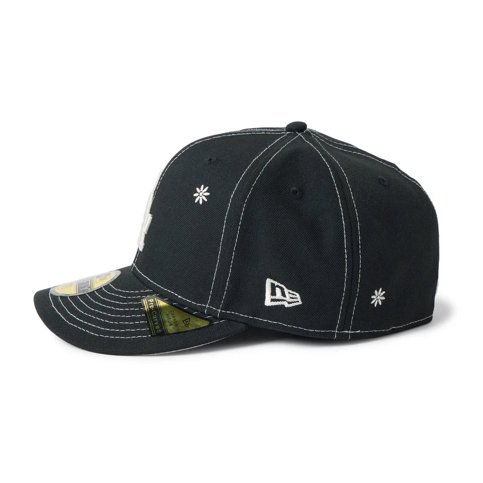 NEW ERA PC 59FIFTY Flower Embroidery ロサンゼルス・ドジャース ブラック【14744673】