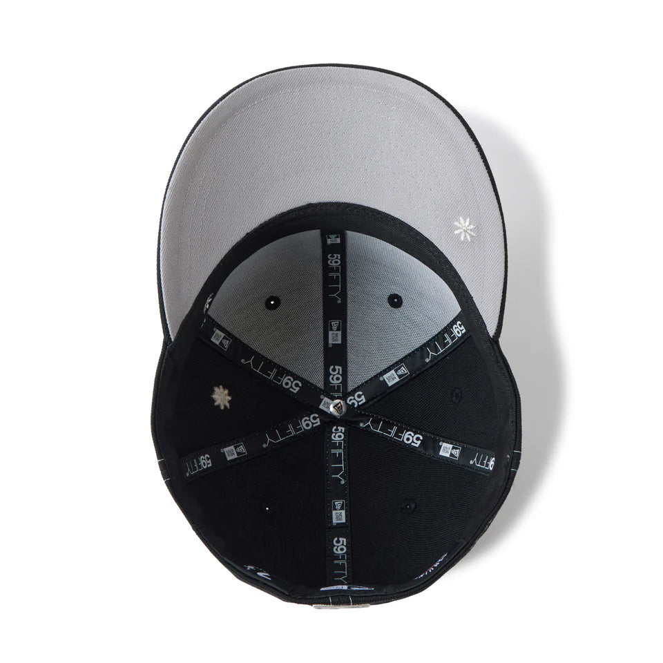 NEW ERA PC 59FIFTY Flower Embroidery ロサンゼルス・ドジャース ブラック【14744673】