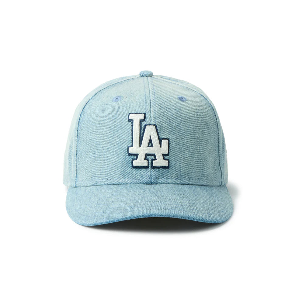 PC 59FIFTY ロサンゼルス・ドジャース Chain Stitch チェーンステッチ ウォッシュドデニム【14744674】