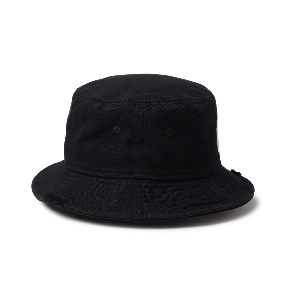 NEW ERA バケット01 MLB Damaged Denim ニューヨーク・ヤンキース ブラック【14744774】