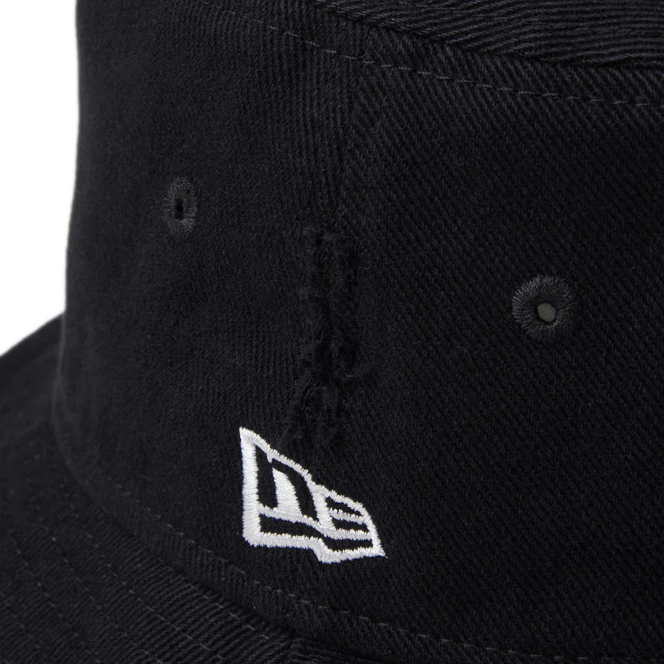 NEW ERA バケット01 MLB Damaged Denim ニューヨーク・ヤンキース ブラック【14744774】