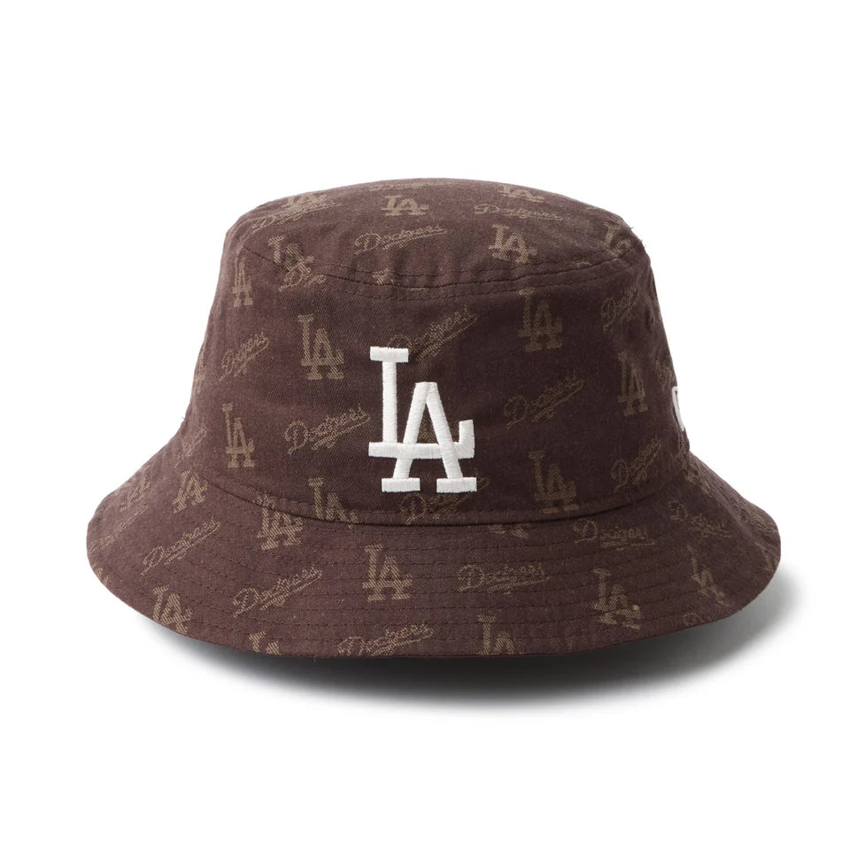 NEW ERA バケット01 MLB Jacquard ロサンゼルス・ドジャース ブラウン【14744777】