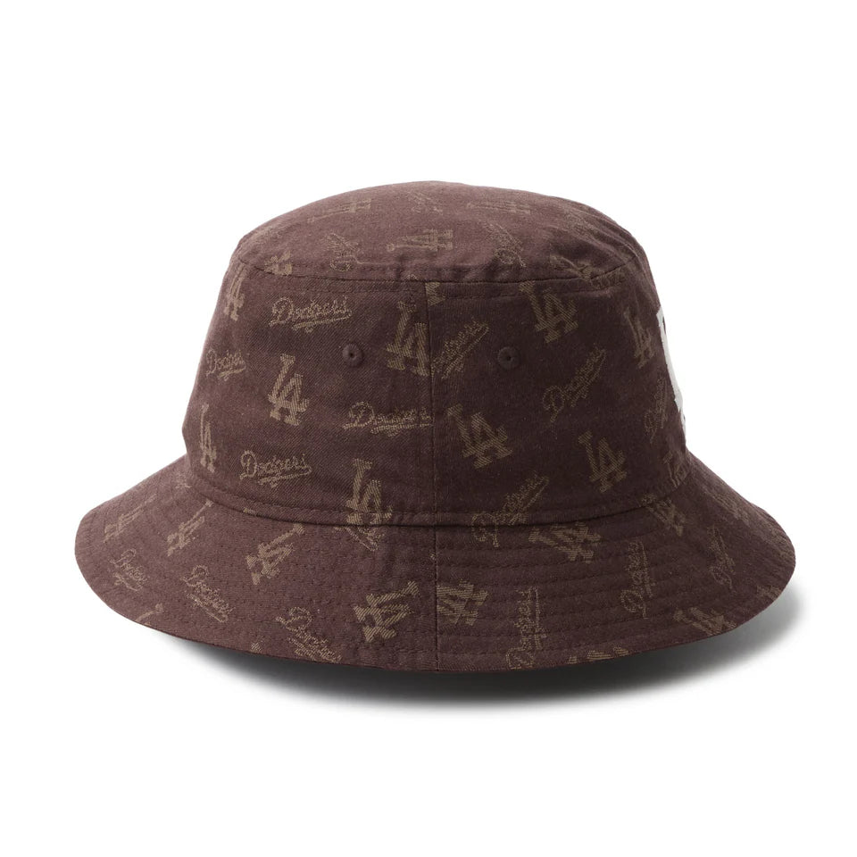 NEW ERA バケット01 MLB Jacquard ロサンゼルス・ドジャース ブラウン【14744777】
