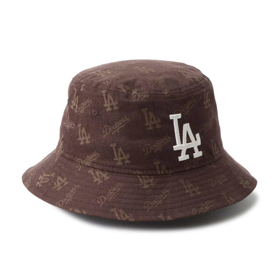 NEW ERA バケット01 MLB Jacquard ロサンゼルス・ドジャース ブラウン【14744777】