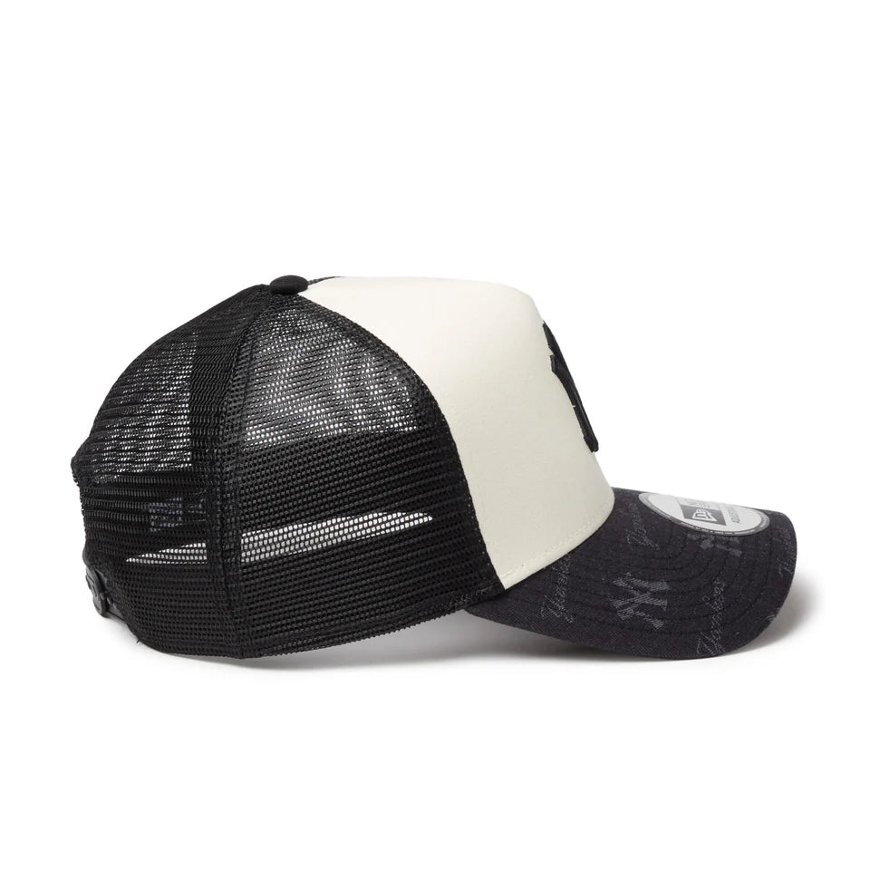 NEW ERA 9FORTY A-Frame トラッカー MLB Jacquard ニューヨーク・ヤンキース ブラック【14744896】