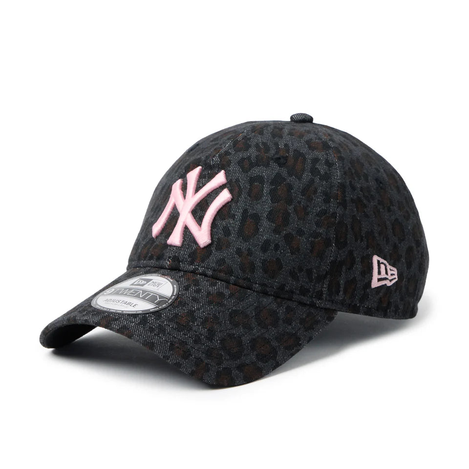 NEW ERA 9TWENTY Leopard ニューヨーク・ヤンキース ブラック ピンク【14745052】