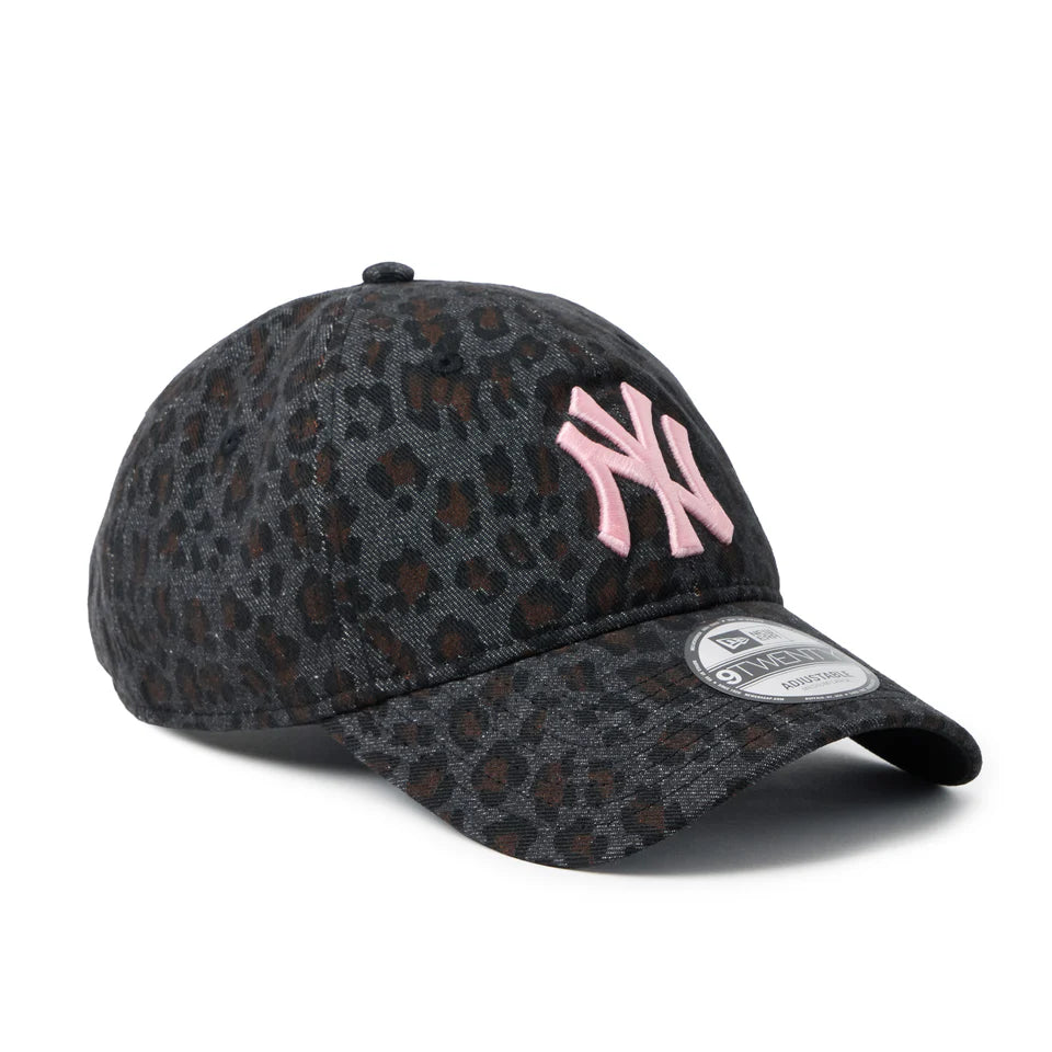 NEW ERA 9TWENTY Leopard ニューヨーク・ヤンキース ブラック ピンク【14745052】