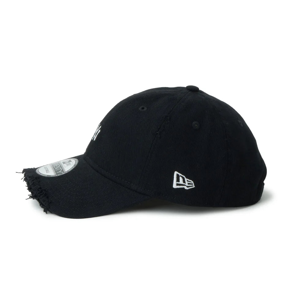 NEW ERA 9TWENTY MLB Damaged Denim ニューヨーク・ヤンキース ブラック【14745056】