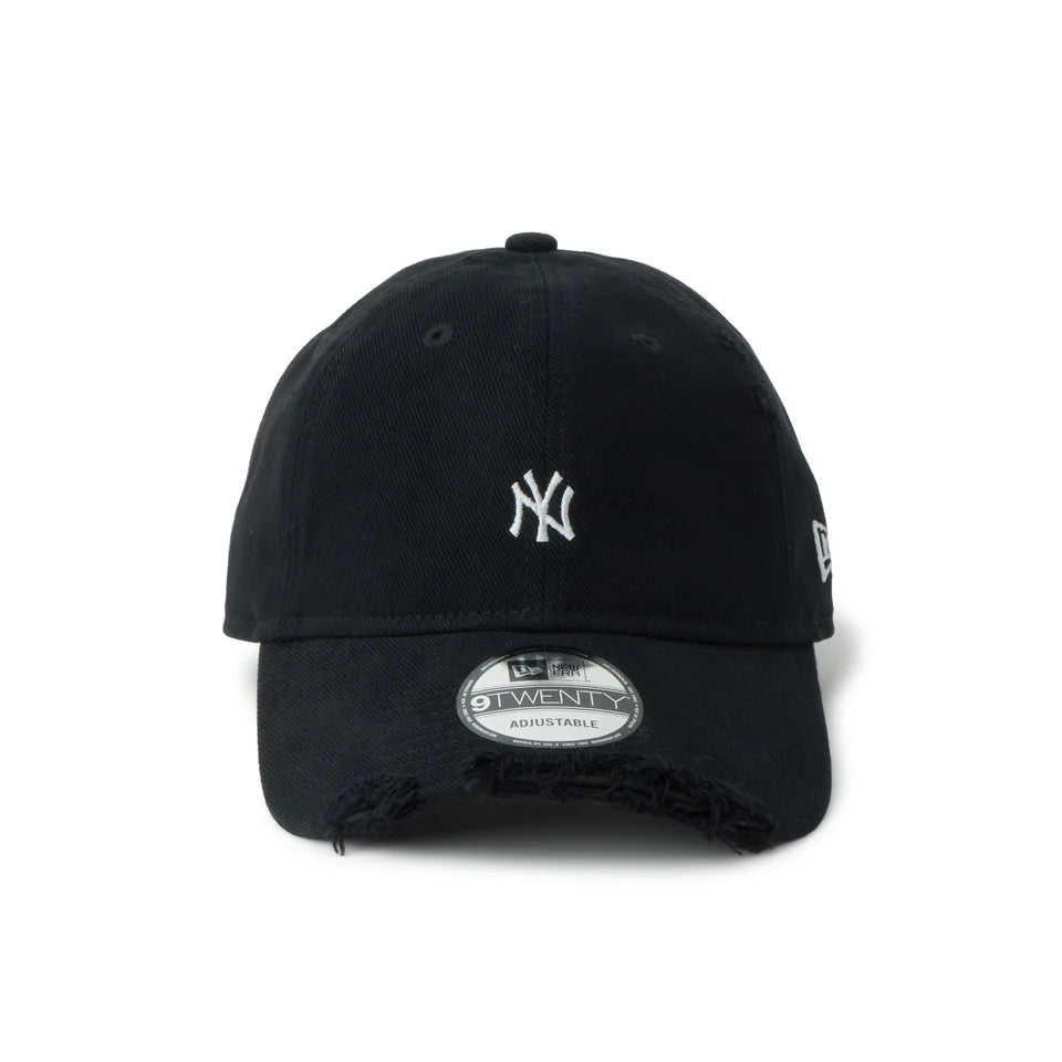 NEW ERA 9TWENTY MLB Damaged Denim ニューヨーク・ヤンキース ブラック【14745056】