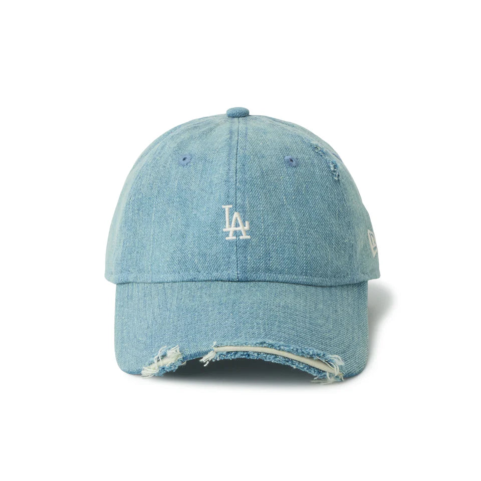 NEW ERA 9TWENTY MLB Damaged Denim ロサンゼルス・ドジャース ネイビー【14745092】