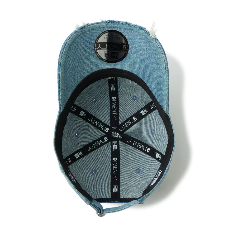 NEW ERA 9TWENTY MLB Damaged Denim ロサンゼルス・ドジャース ネイビー【14745092】