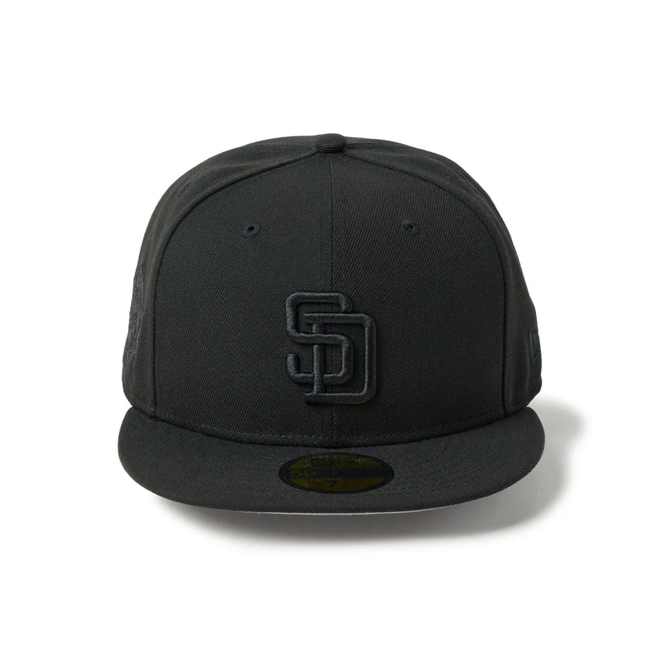 NEW ERA 59FIFTY Tonal Logo サンディエゴ・パドレス ブラック【14745139】