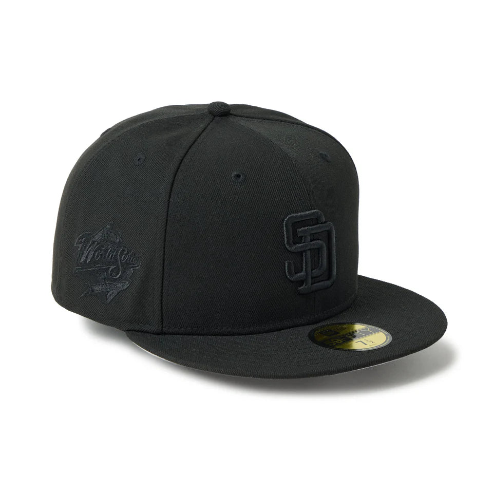 NEW ERA 59FIFTY Tonal Logo サンディエゴ・パドレス ブラック【14745139】