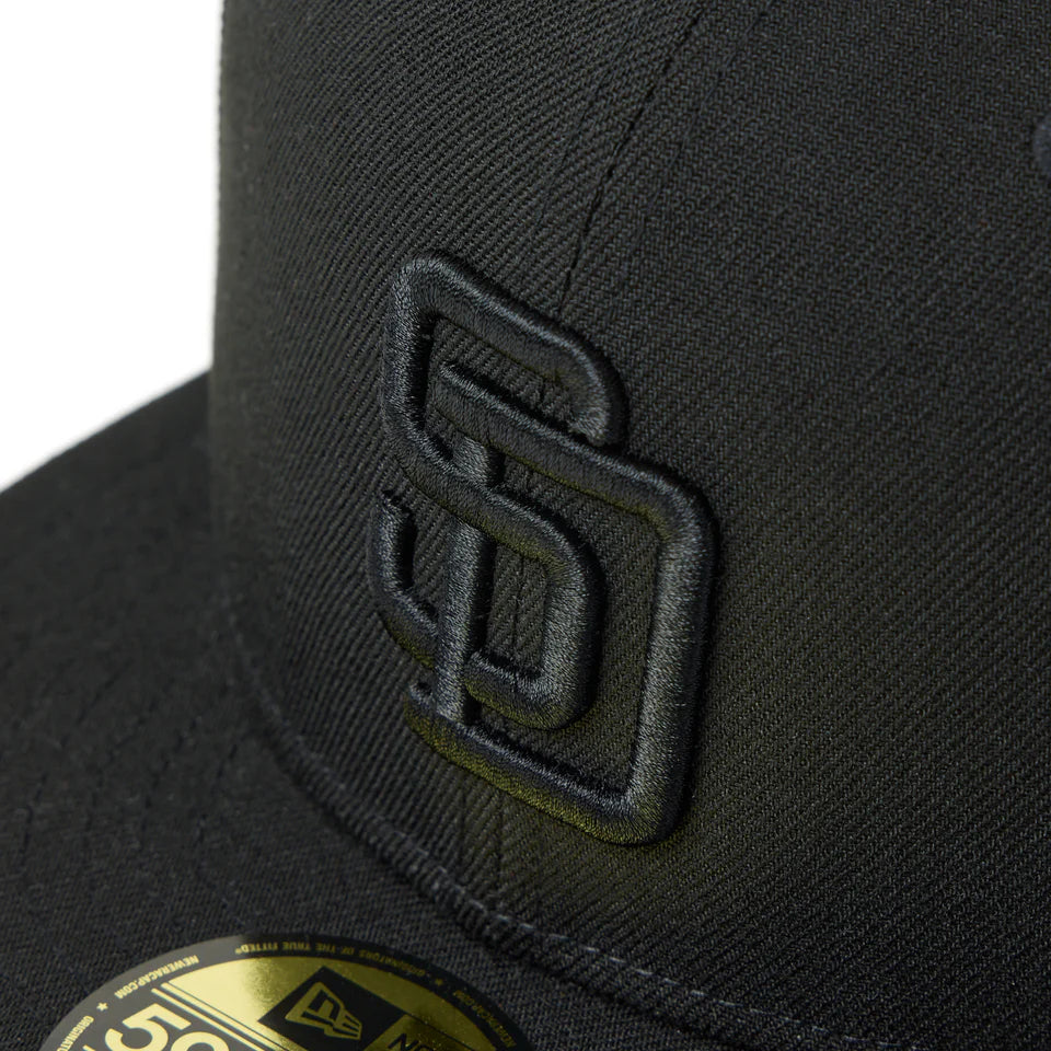NEW ERA 59FIFTY Tonal Logo サンディエゴ・パドレス ブラック【14745139】