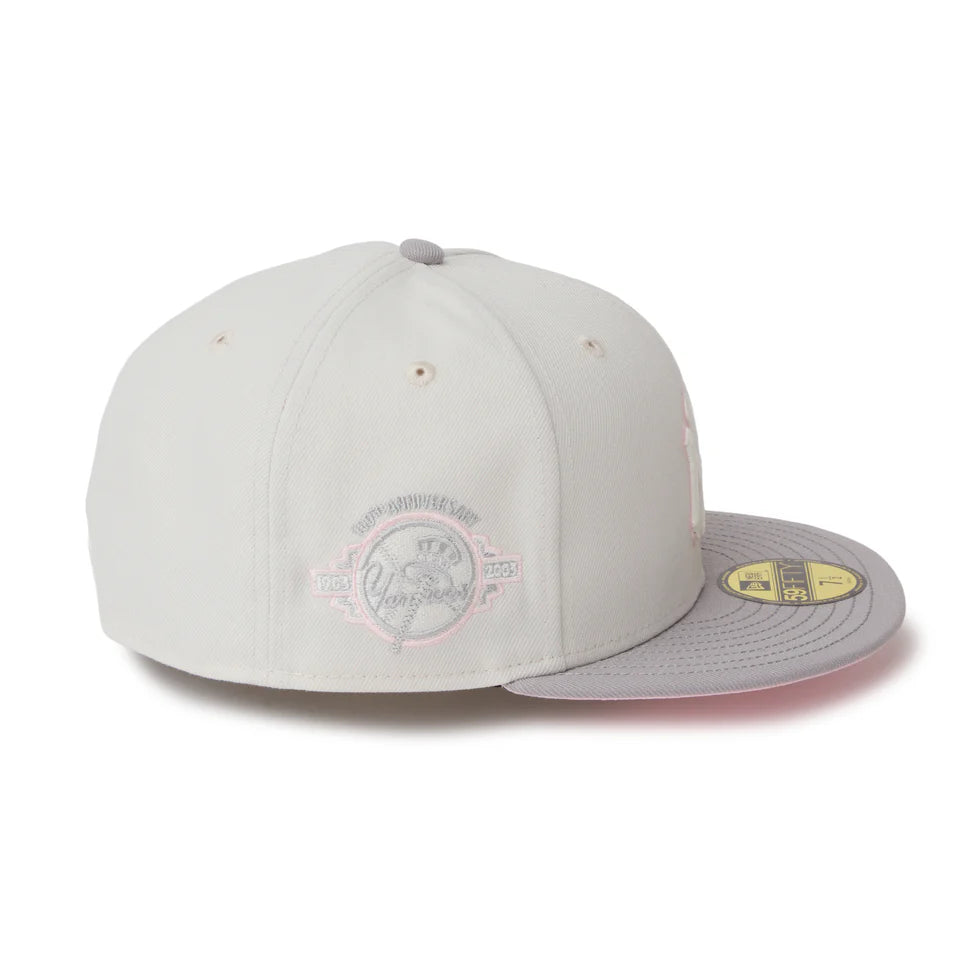 NEW ERA 59FIFTY Sakuranagashi 桜流し ニューヨーク・ヤンキース サンディリネン/グレー【14745146】