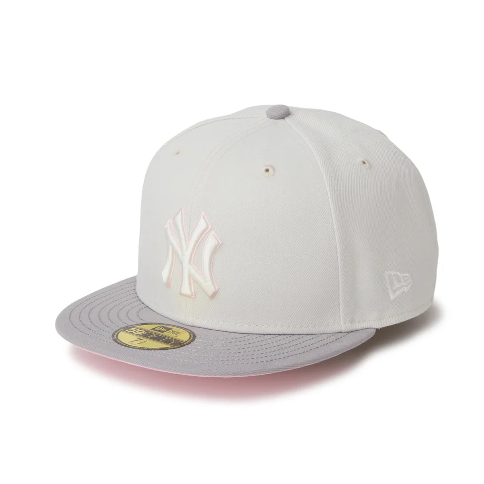 NEW ERA 59FIFTY Sakuranagashi 桜流し ニューヨーク・ヤンキース サンディリネン/グレー【14745146】