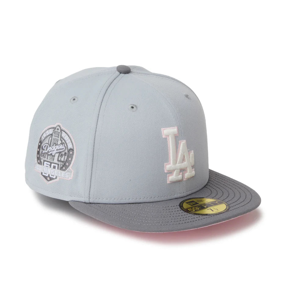 NEW ERA 59FIFTY Sakuranagashi 桜流し ロサンゼルス・ドジャース スノーグレー/ストームグレー【14745163】