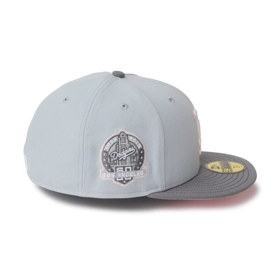 NEW ERA 59FIFTY Sakuranagashi 桜流し ロサンゼルス・ドジャース スノーグレー/ストームグレー【14745163】