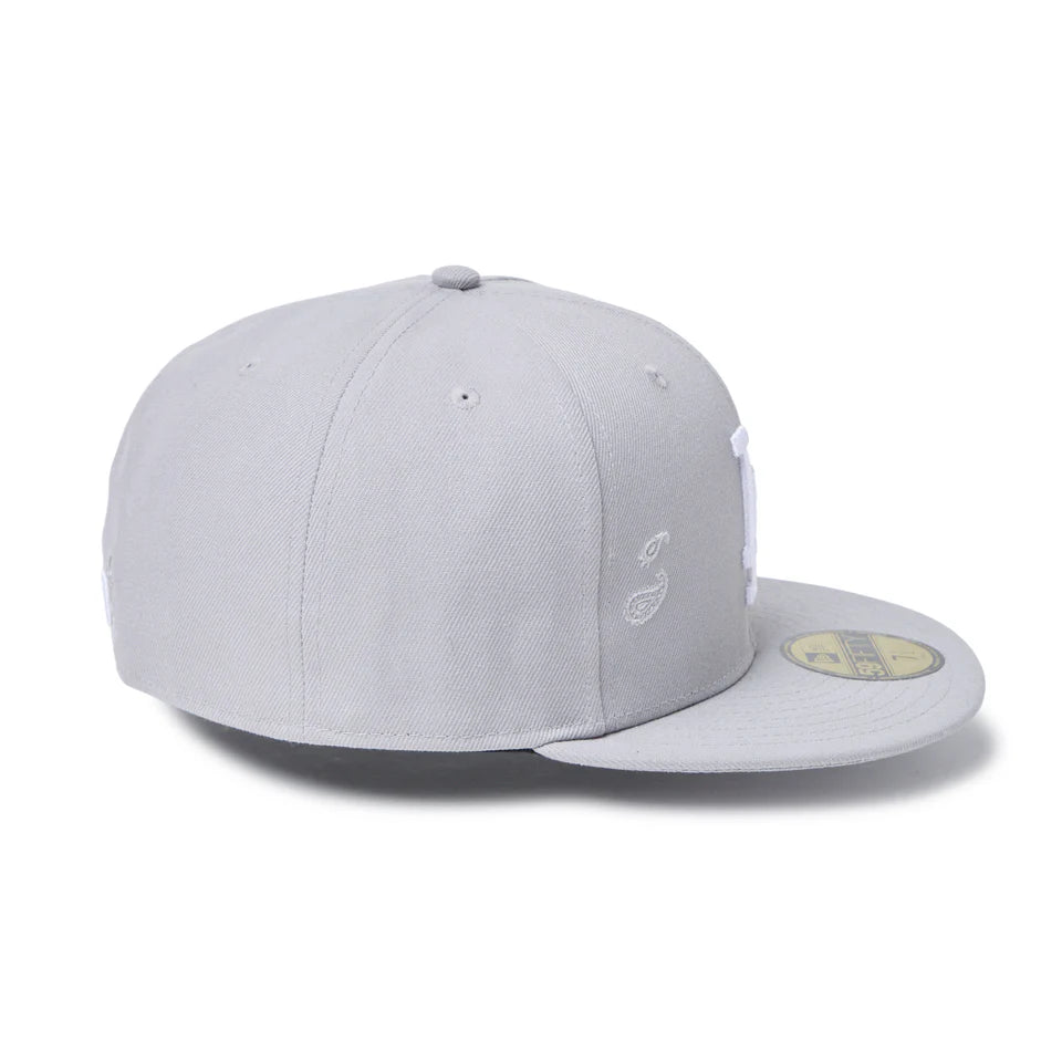 NEW ERA 59FIFTY Paisley Embroidery ロサンゼルス・ドジャース グレー【14745167】