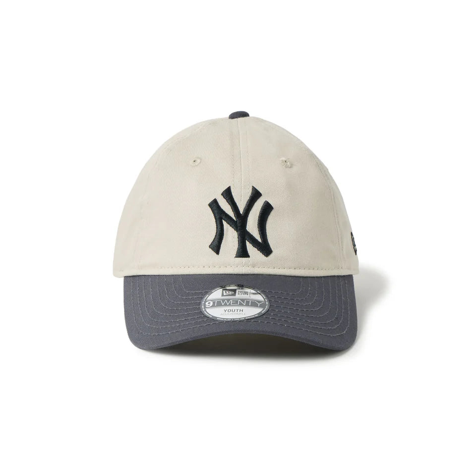 NEW ERA キッズ Youth 9TWENTY 2-Tone ニューヨーク・ヤンキース ストーン/グラファイト【14747045】