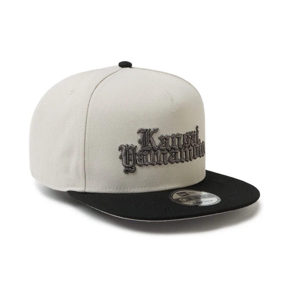 NEW ERA 9FIFTY A-Frame kansaï yamamoto Old English ストーン/ブラック【14858761】