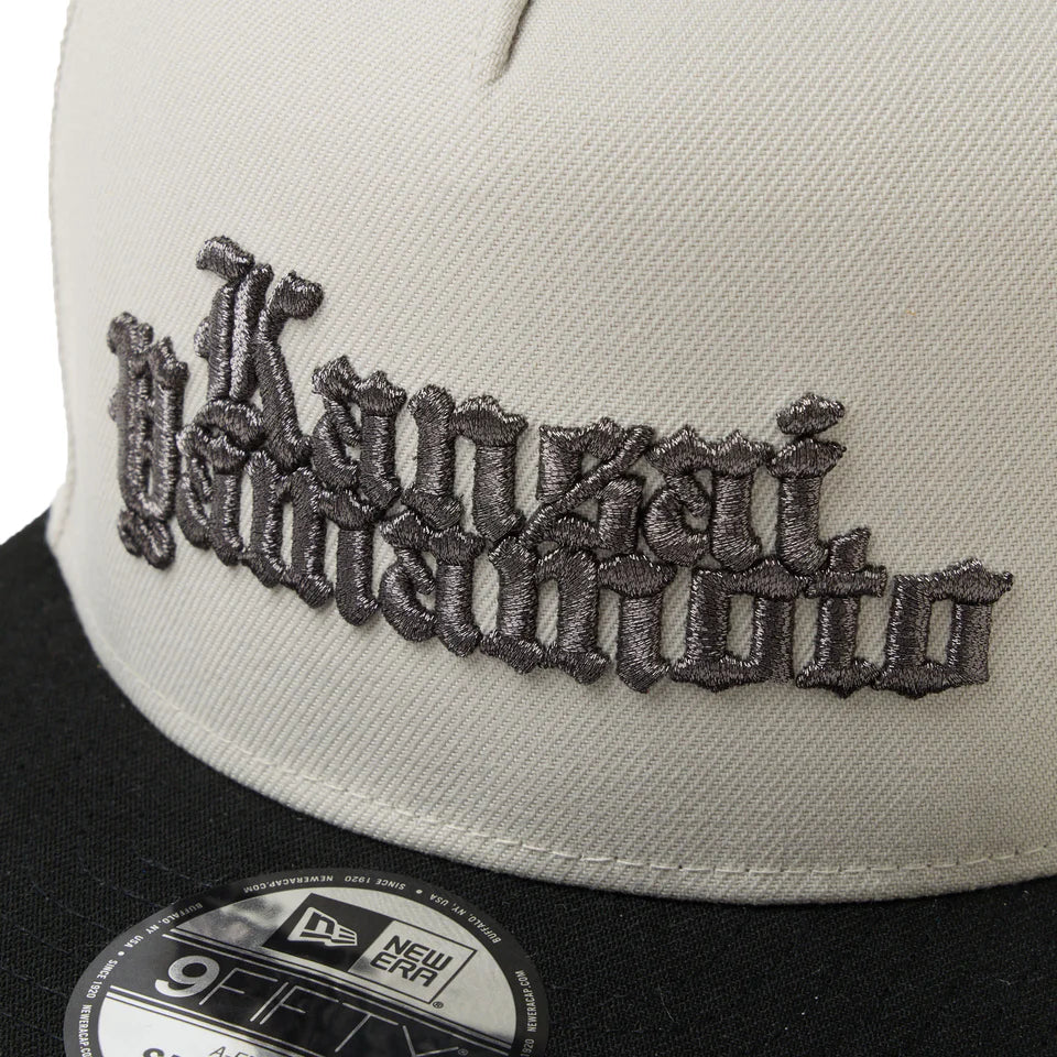 NEW ERA 9FIFTY A-Frame kansaï yamamoto Old English ストーン/ブラック【14858761】