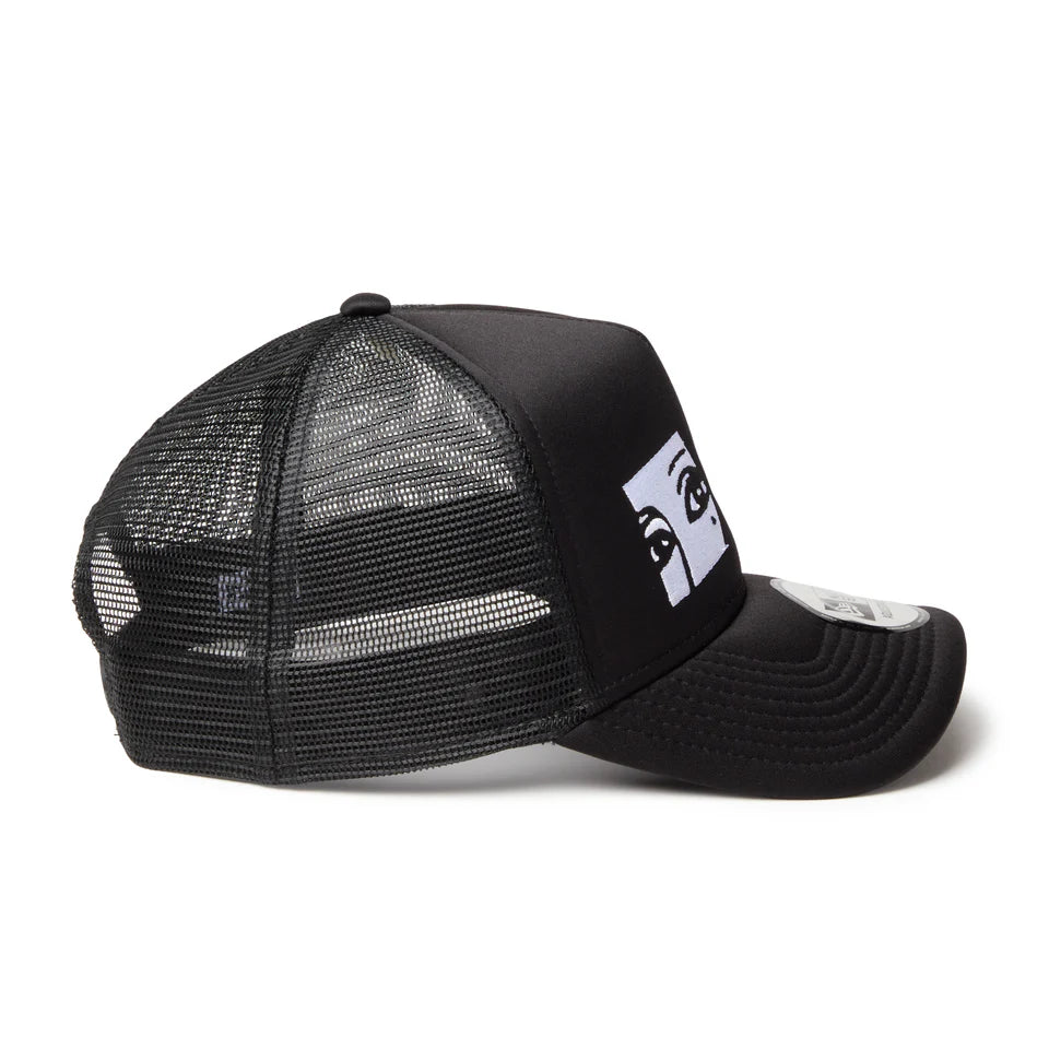 NEW ERA 9FORTY A-Frame トラッカー kansaï yamamoto kansai logo /NEW ERA ブラック【14858764】
