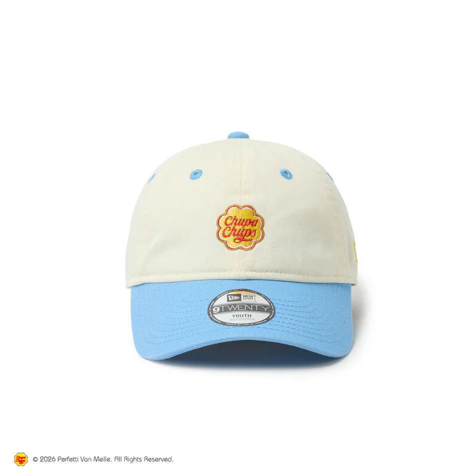 キッズ Youth 9TWENTY Chupa Chups チュッパチャプス 2-Tone クロームホワイト/スカイブルー【14863715】